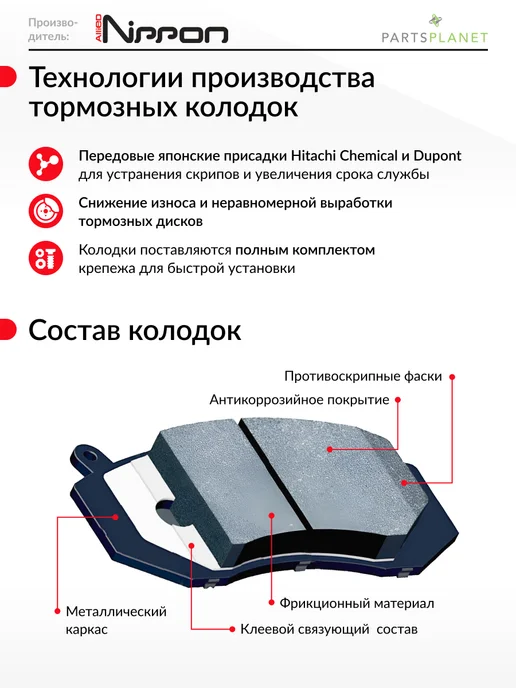 ALLIED NIPPON Тормозные колодки задние на Ауди A4, A6, A7, Q5, Порш Макан, вариант, фото 8