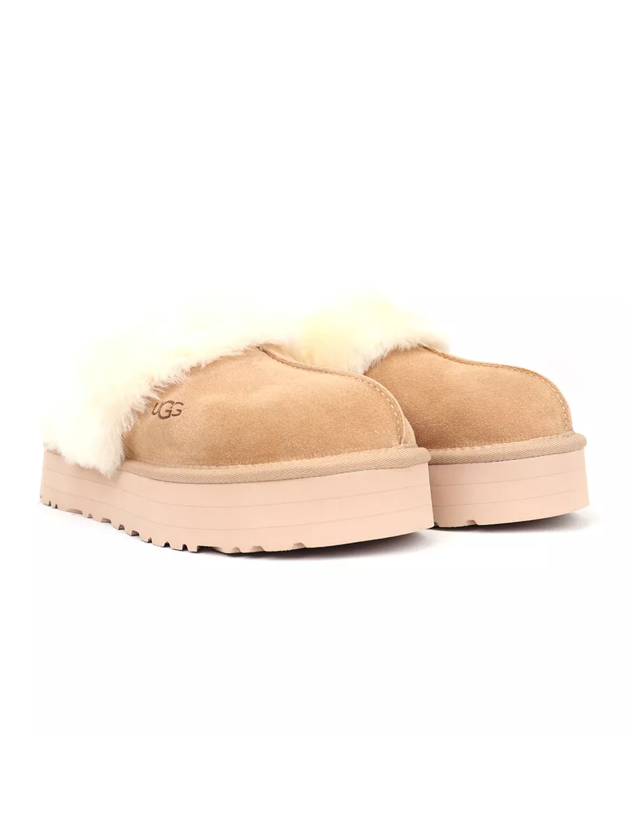 Меховые тапочки UGG DISQUETTE UGG Australia 185130790 купить за 5 941 ₽ в  интернет-магазине Wildberries