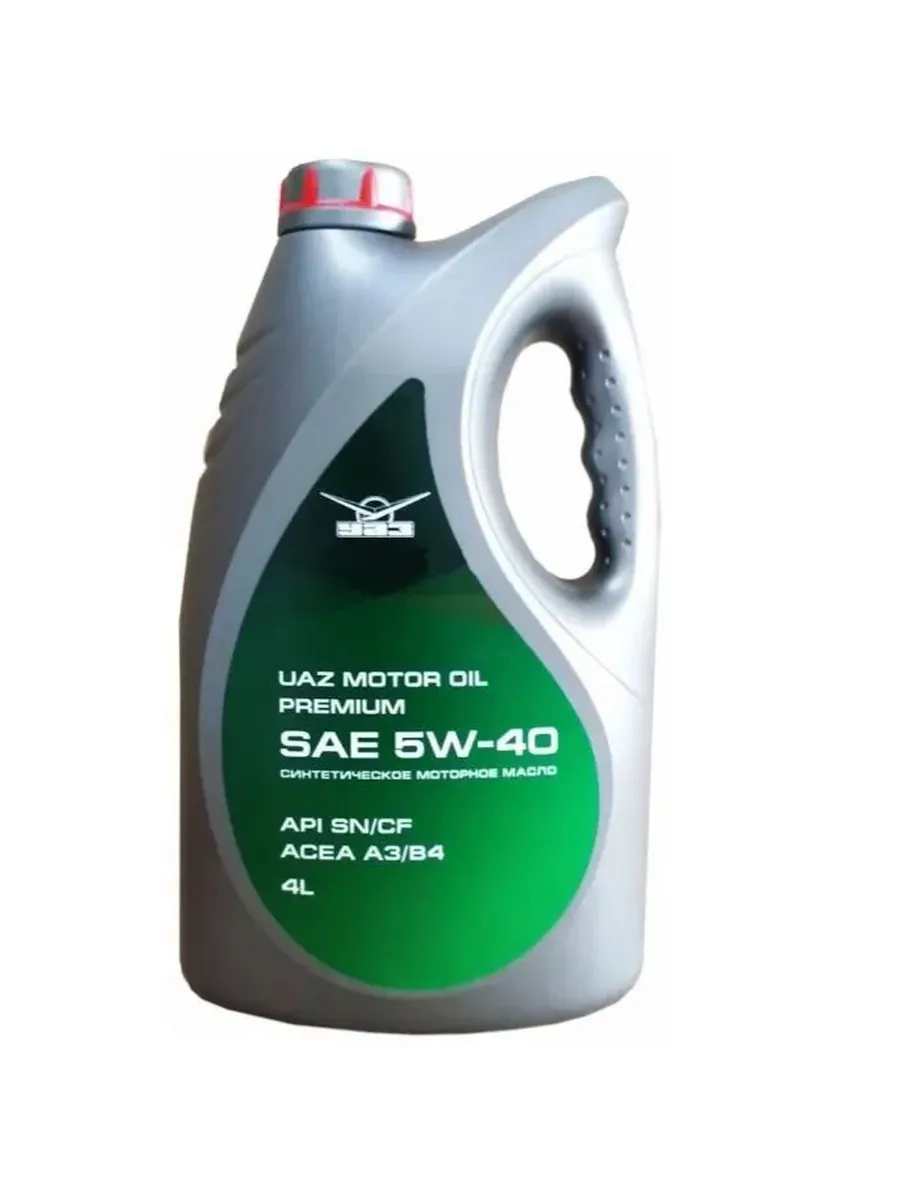 Моторное масло УАЗ Motor Oil Premium 5W-40 синтетическое 4