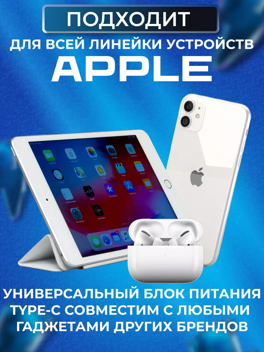 Bestint Зарядка для iPhone быстрая Type-C на устройство Apple