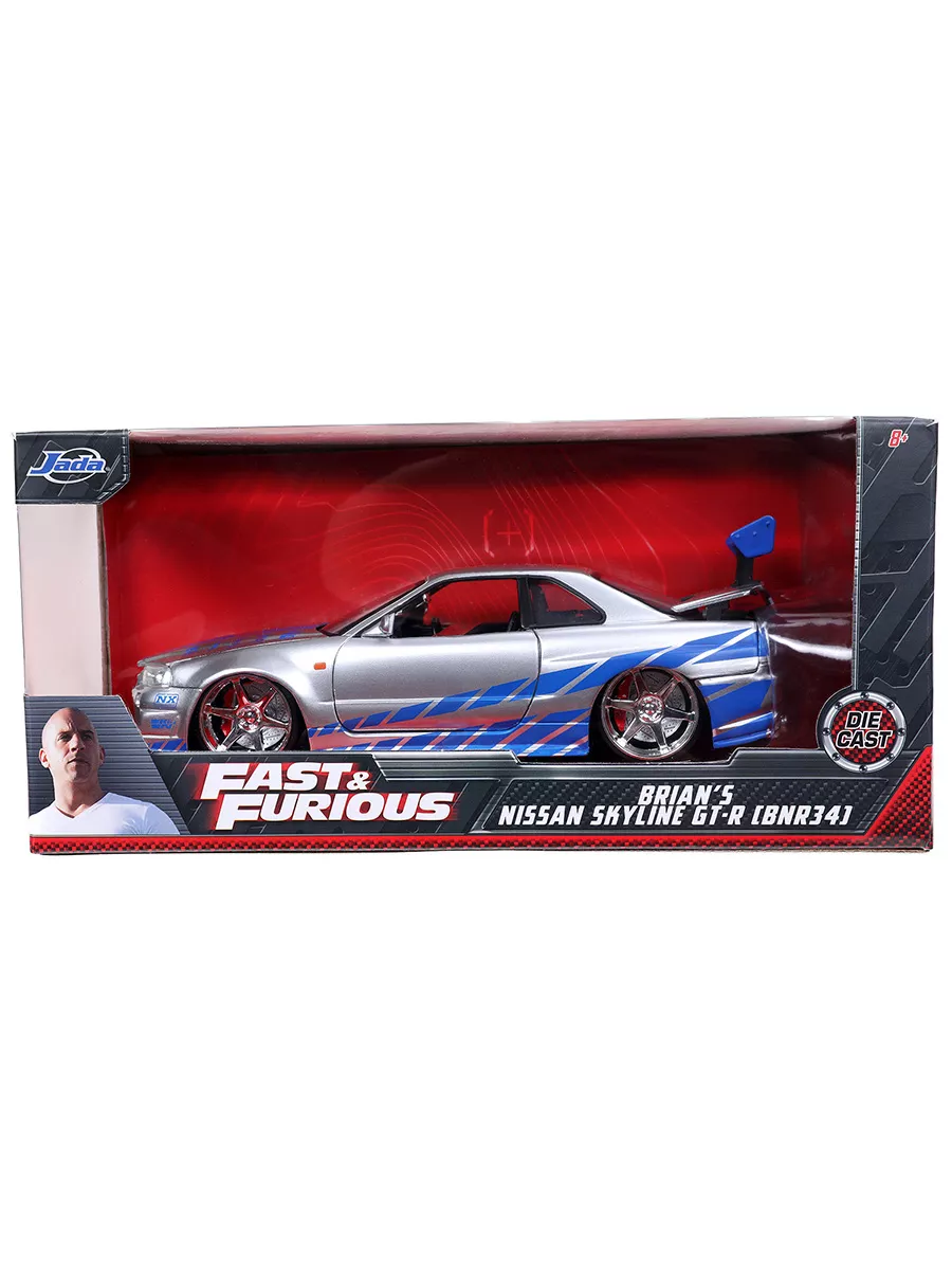 1 24 FF 2002 Nissan Skyline GT R R34 Jada Toys Wildberries 185201205