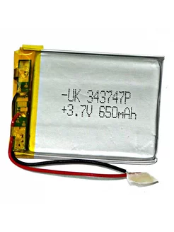 Аккумулятор Универсальный 343747p 650mAh, 3,4*37*47 мм BO 185214405 купить за 202 ₽ в интернет-магазине Wildberries