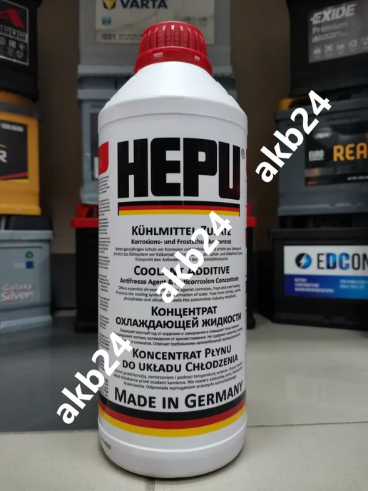 Hepu Антифриз (концентрат) 1,5л красный G12