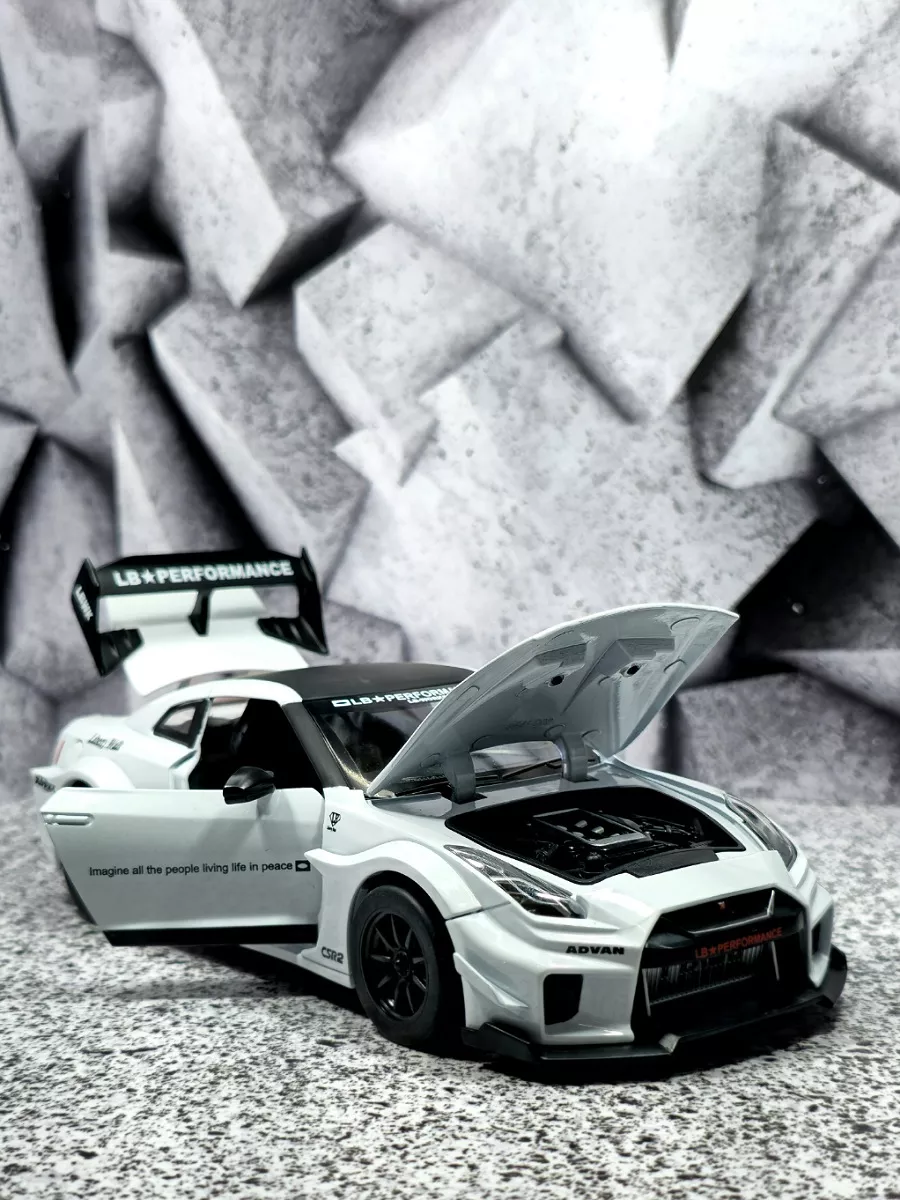 Модель автомобиля Nissan Skyline GT-R R35 1/24 бальдр 185272394 купить за 1  547 ₽ в интернет-магазине Wildberries