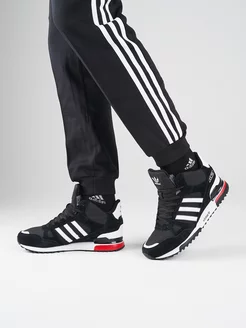 Кроссовки зимние с мехом высокие Adidas ZX 750 Russ Kit 185301563