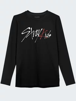 Стрей кидс Черный лонгслив Stray Kids МУВИТ 185322504 купить за 605 ₽ в интернет-магазине Wildberries