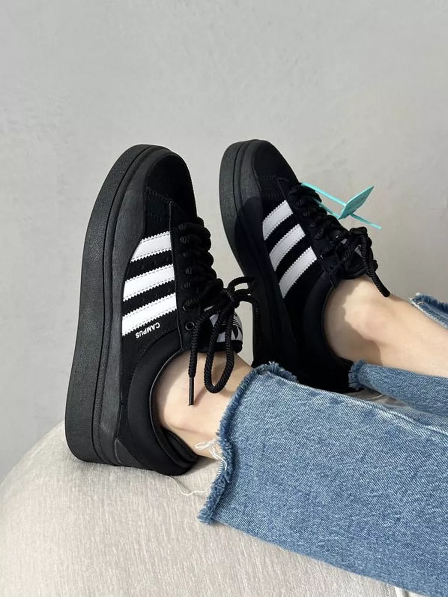 Girls adidas black online