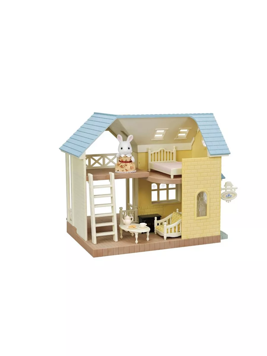 Игровой набор Домик с голубой крышей 5671 Sylvanian Families 185436679  купить за 9 943 ₽ в интернет-магазине Wildberries