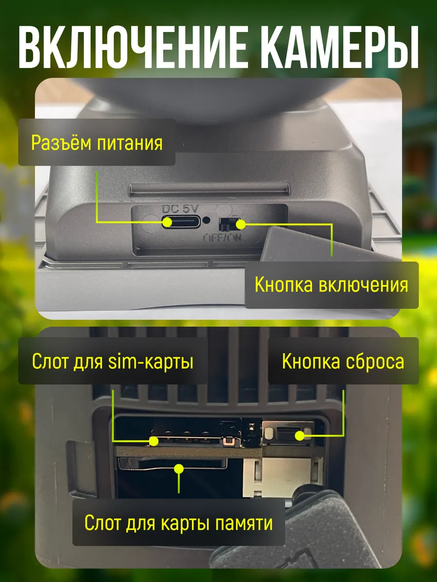 Камера видеонаблюдения уличная 4G на солнечной батарее APPIX 185441339  купить за 4 600 ₽ в интернет-магазине Wildberries