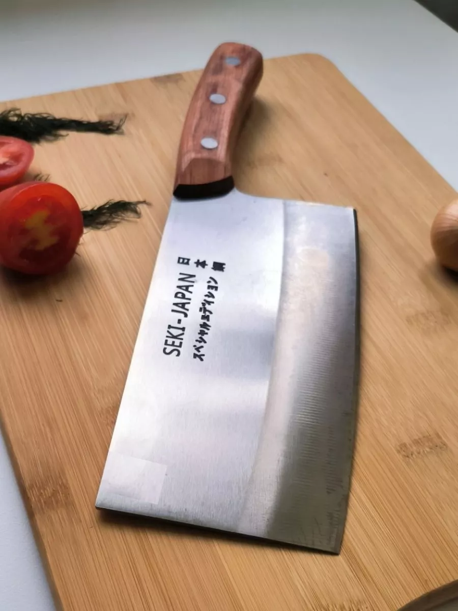 Японский нож топорик для мяса HAUSFONG 185447083 купить за 1 Японский нож топорик для мяса HAUSFONG 185447083 купить за 1