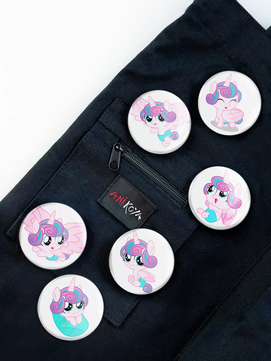 Значки на рюкзак Флурри Харт My Little Pony AniKoya 185482870 купить за 260  ₽ в интернет-магазине Wildberries