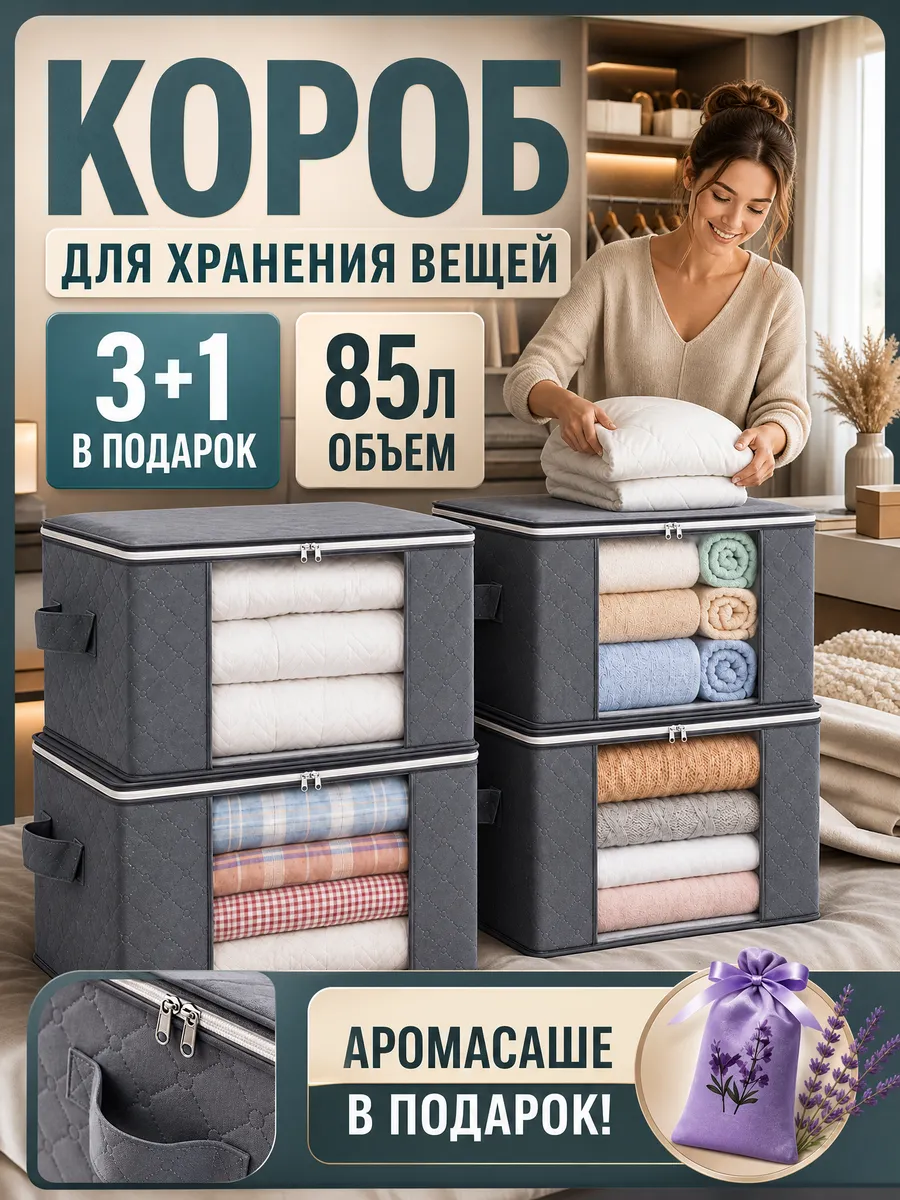 Коробки для хранения вещей органайзеры для белья и одежды