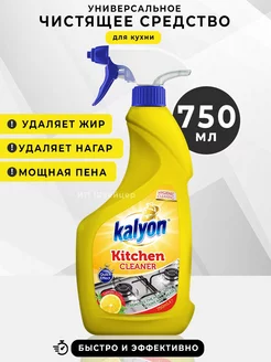 Чистящее средство спрей для уборки на кухне Антижир 750 мл Kalyon 185553180 купить за 281 ₽ в интернет-магазине Wildberries