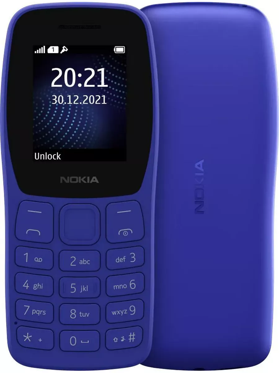 Мобильный телефон 105 TA-1432 SS, синий (2022) Nokia 185598009 купить в  интернет-магазине Wildberries