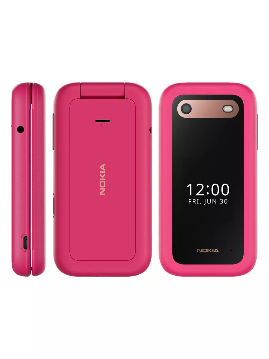 Кнопочный сотовый телефон Нокиа 2660 Flip 4G TA-1469 DS Nokia 185601837  купить за 5 372 ₽ в интернет-магазине Wildberries