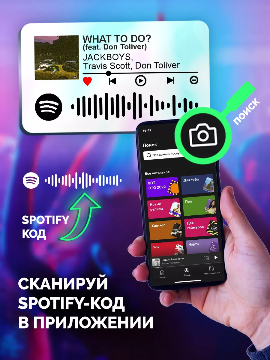 Спотифай Брелок JACKBOYS Travis Scott Don Toliver-WHAT TO DO  Arthata-spotify постер Спотифай постер 185618984 купить за 261 ₽ в  интернет-магазине Wildberries