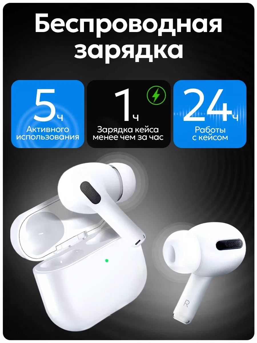 Наушники беспроводные A.Pods Pro 2 для i.Phone Android world of sound  185632514 купить за 1 090 ₽ в интернет-магазине Wildberries