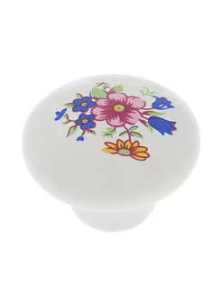 3609969 Мебельная ручка кнопка FLOWER Ceramics 017 Тундра 185633121 купить за 144 ₽ в интернет-магазине Wildberries