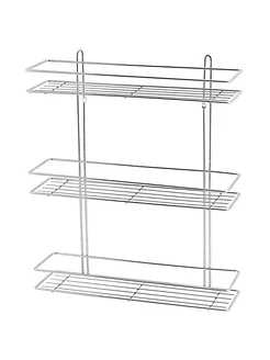 SWR-023 Полка прямая трехъярусная (хром) "SWENSA" 185717854 купить за 2 688 ₽ в интернет-магазине Wildberries