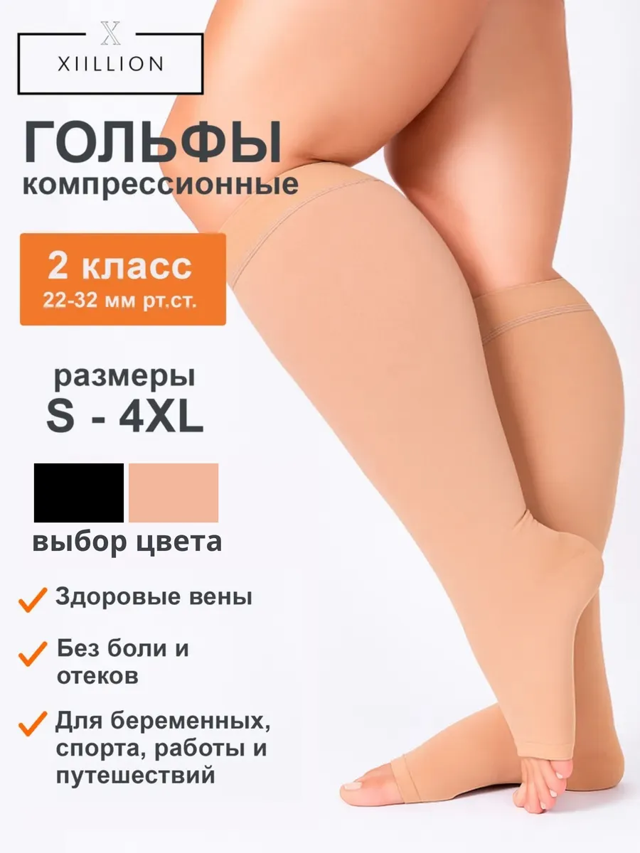 Компрессионные гольфы 2 класс при варикозе и отеках