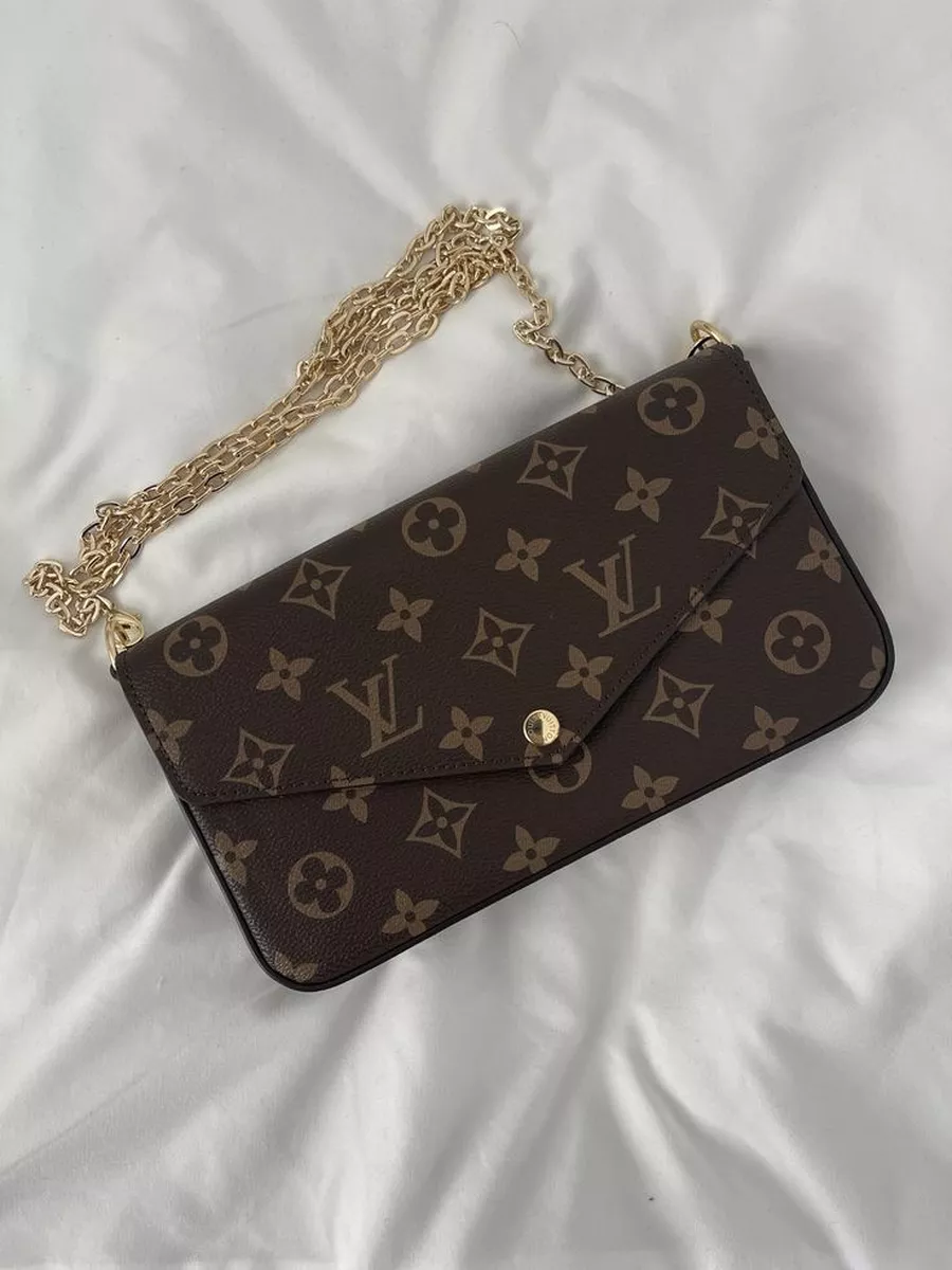 Сумка клатч Louis Vuitton LV купить по цене 1 568 ₽ в интернет-магазине Wildberries | 185791051