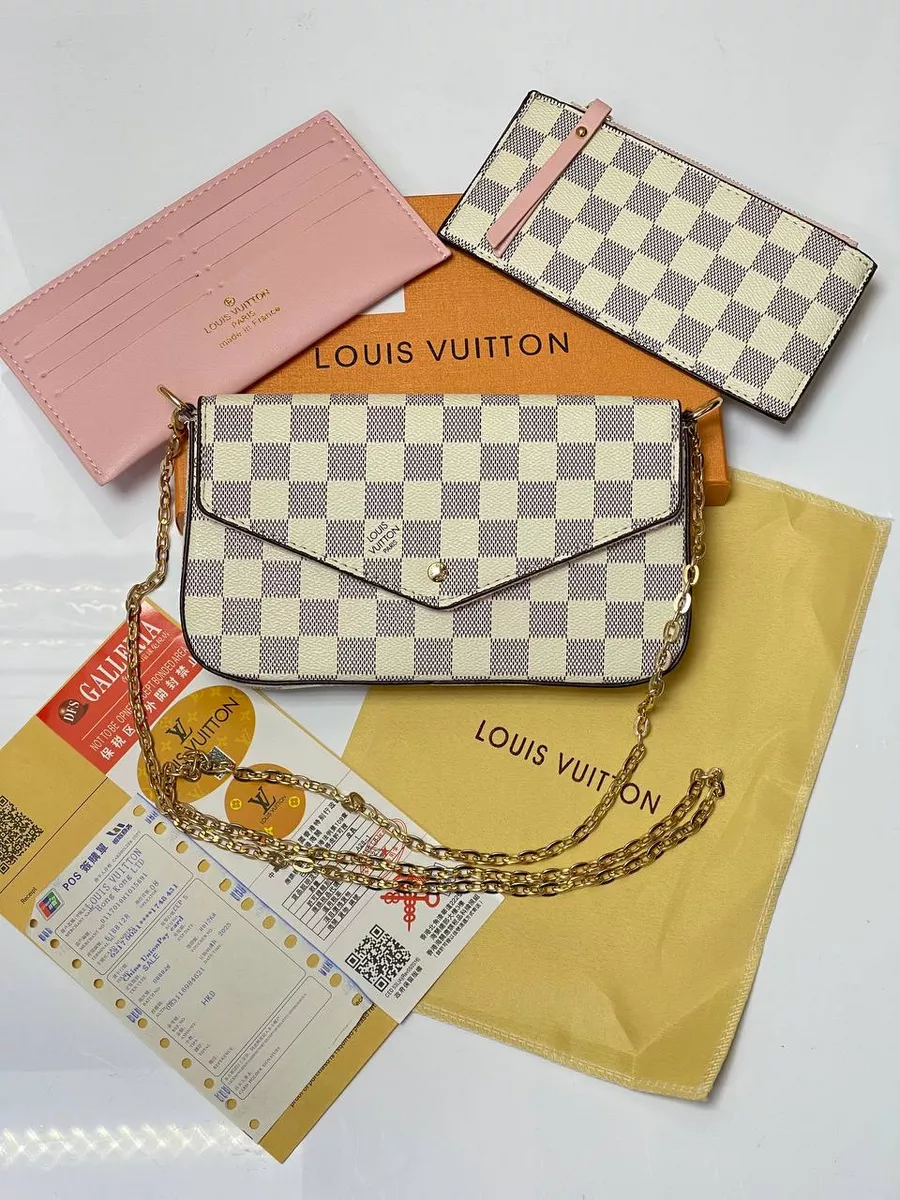 Сумка клатч Louis Vuitton LV купить по цене 1 568 ₽ в интернет-магазине Wildberries | 185791053