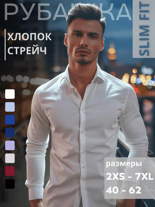 MIXЕRS SHIRT Рубашка классическая приталенная с длинным рукавом