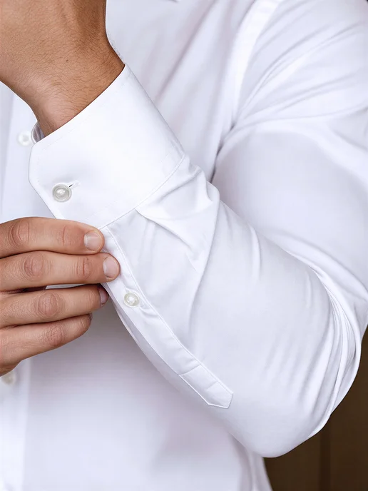 Dapper Edge Рубашка классическая приталенная с длинным рукавом, вариант, фото 6