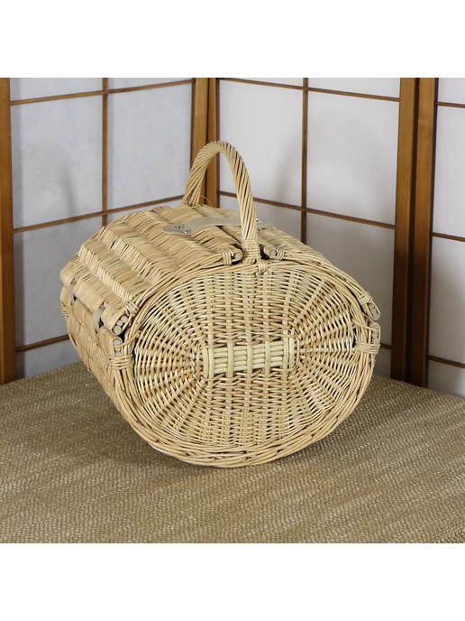 Holiday Basket Набор для пикника. на 2 персоны, бежевый, фото 8