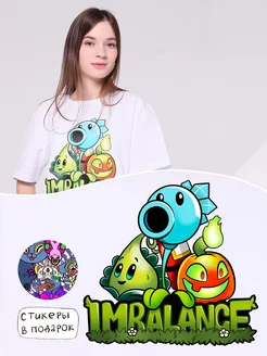 Футболка Plants vs. Zombies PvZ Дичь 186565329 купить за 1 292 ₽ в интернет-магазине Wildberries