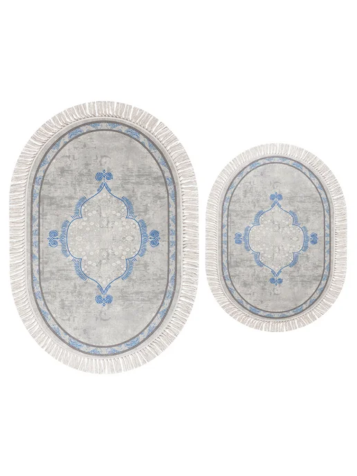 YSF HOME Комплект 60х90 и 45х60 для ванной комнаты противоскользящий, 60x90