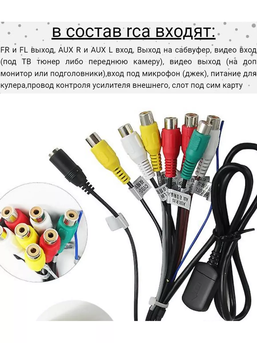 RCA кабель для андроид магнитол Teyes Audio Banda 186587804 купить за 768 ₽  в интернет-магазине Wildberries