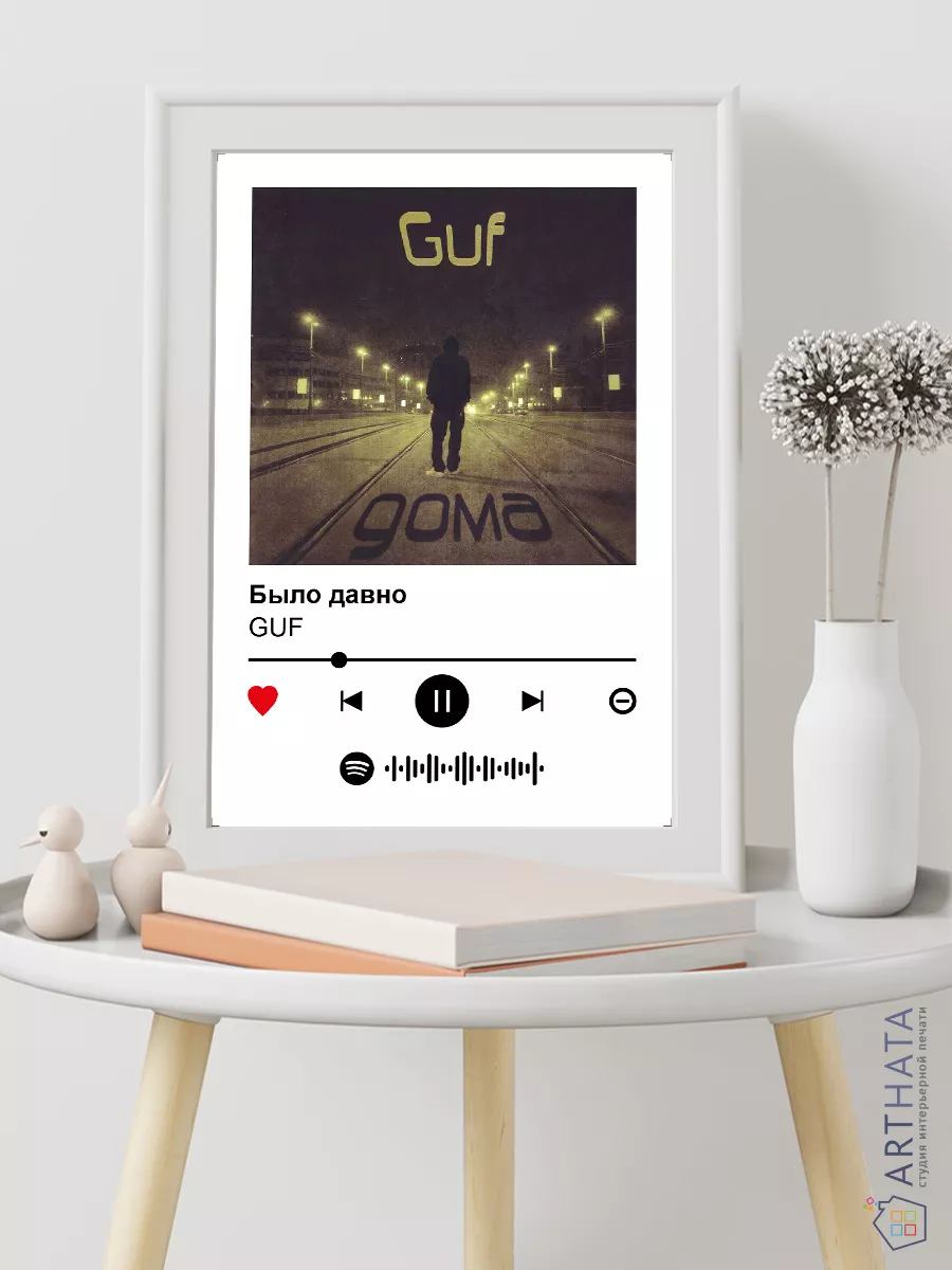 Arthata-Spotify Постер Спотифай Постер Постер На Стену Гуф - Было.