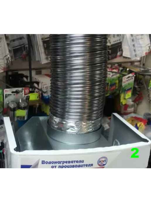 TorTorg Газоход стальной 1,5м D90мм гофрированный (усиленный), 1 м, фото 8