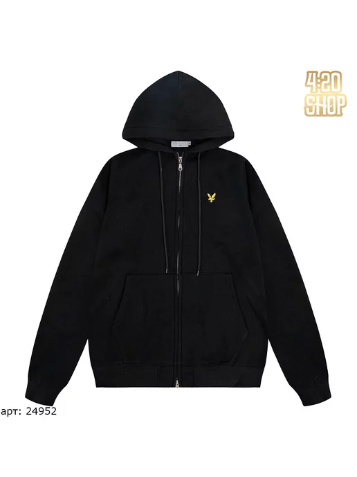 Lyle and scott zip hoodie sale