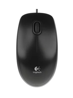 Мышь проводная Logitech B100 Logitech 186762462 купить за 580 ₽ в интернет-магазине Wildberries