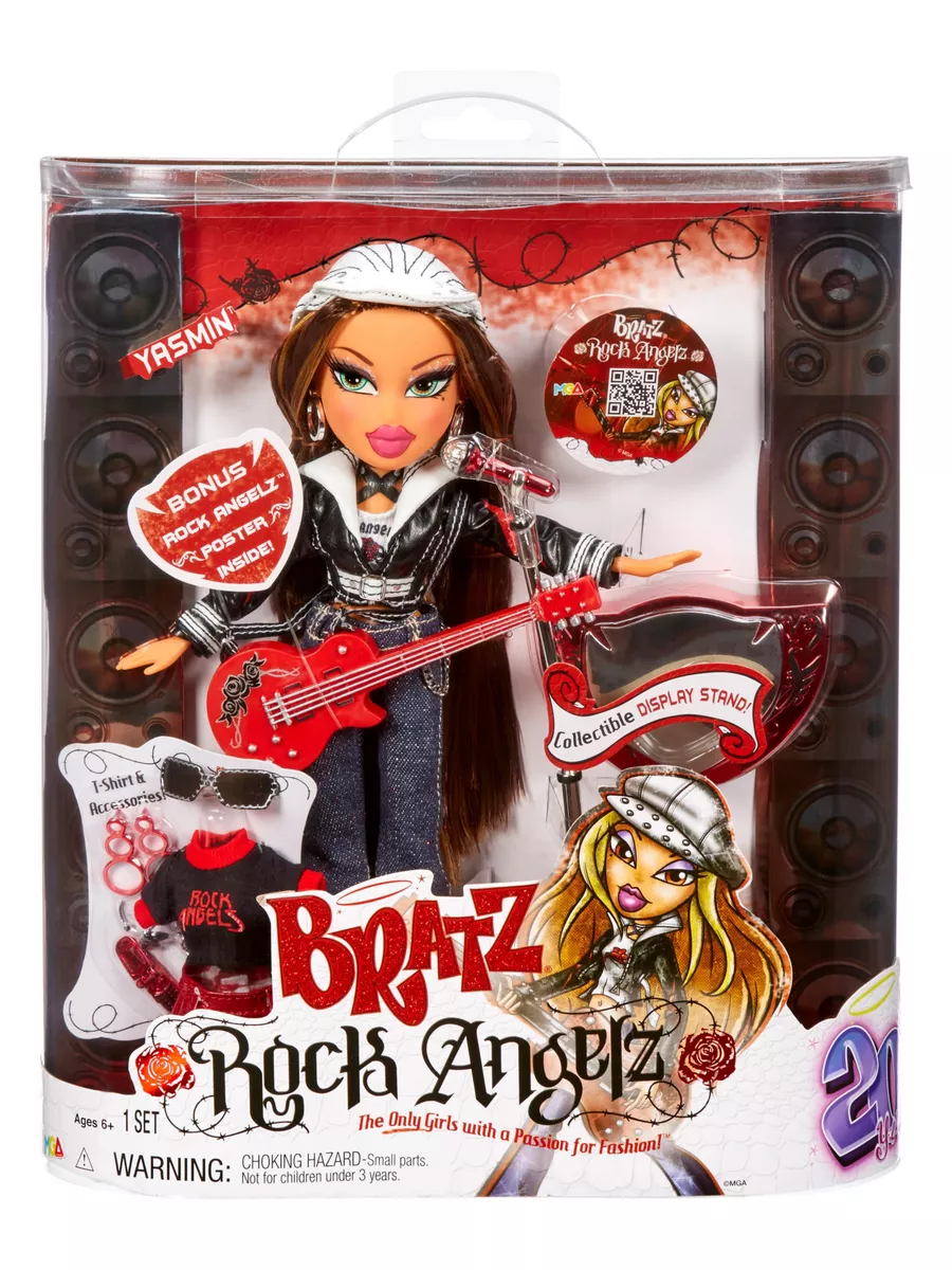 Шарнирная кукла Bratz Rock Angelz Yasmin / рок Ясмин Братс BRATZ 186770058  купить в интернет-магазине Wildberries