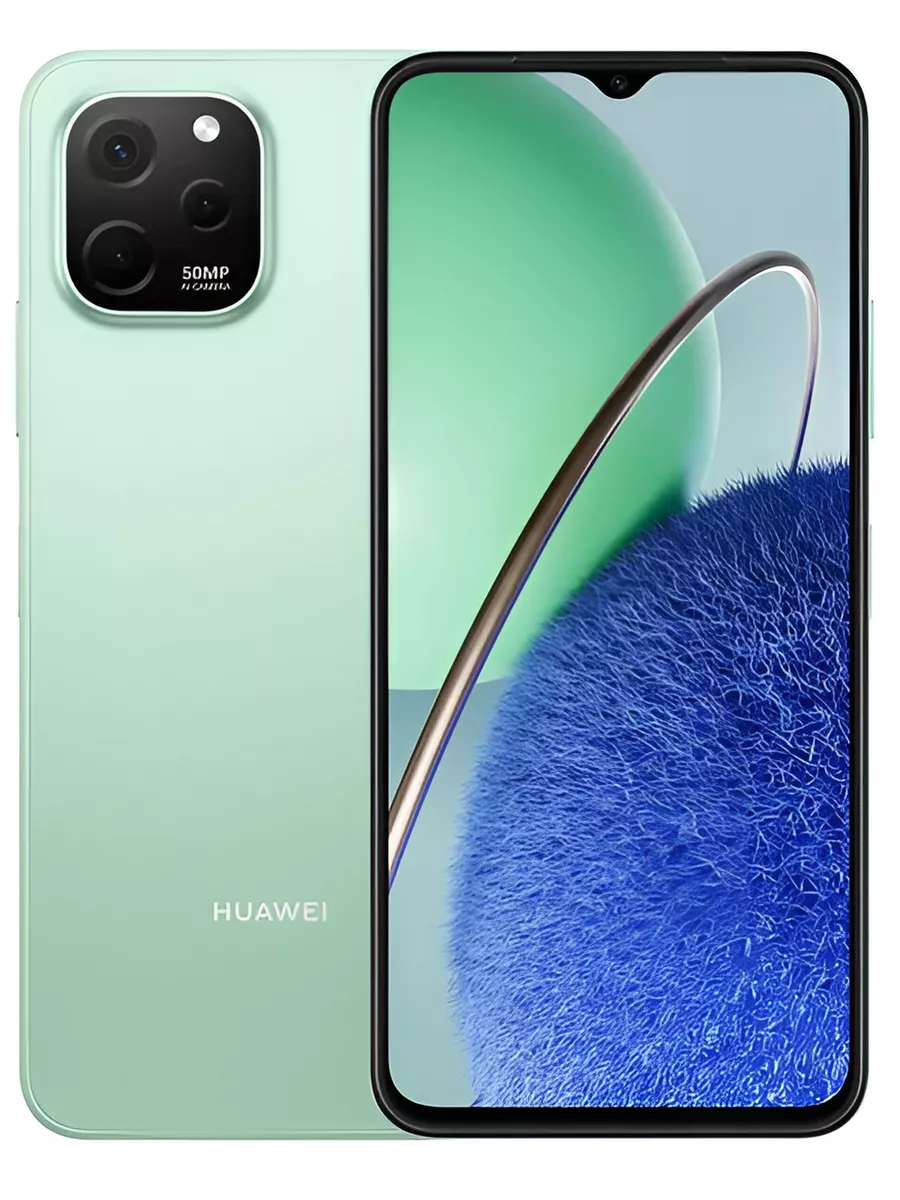 Смартфон HUAWEI nova Y61 New 6+64 Gb Mint Green 51097NXY Huawei 186776851  купить в интернет-магазине Wildberries