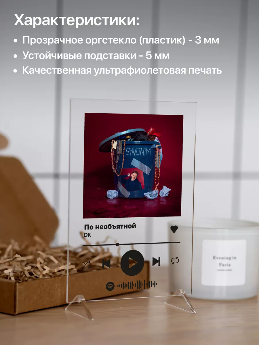 Spotify постер 14х20 Даня Кашин DK giftdose 186787985 купить за 443 ₽ в  интернет-магазине Wildberries