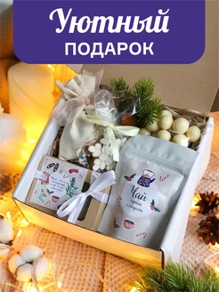 Подарочный бокс подарок на новый год с орехами и чаем LikeBOX 186831803 купить за 1 061 ₽ в интернет-магазине Wildberries