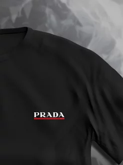 Футболка с принтом прада prada бренд brend АЖВУ 186836222 купить за 1 054 ₽ в интернет-магазине Wildberries