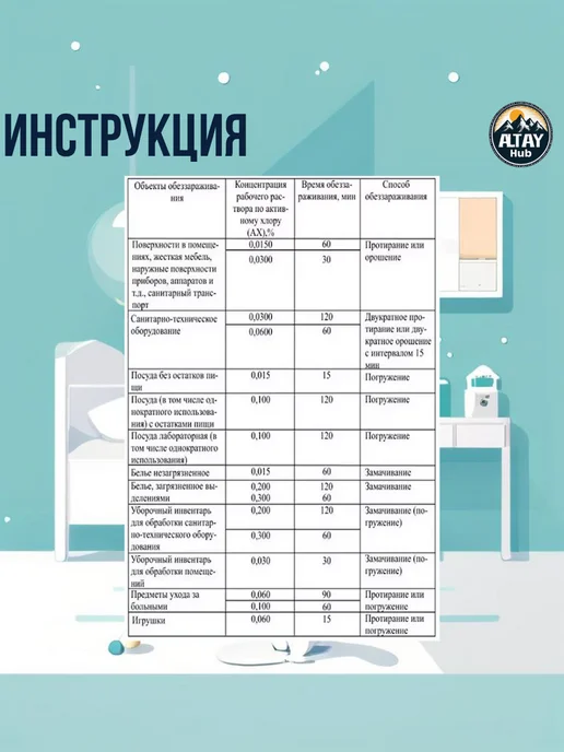 Хлоравир хлорные таблетки 30 шт для дезинфекции уборки отбеливания, 600 шт, фото 6