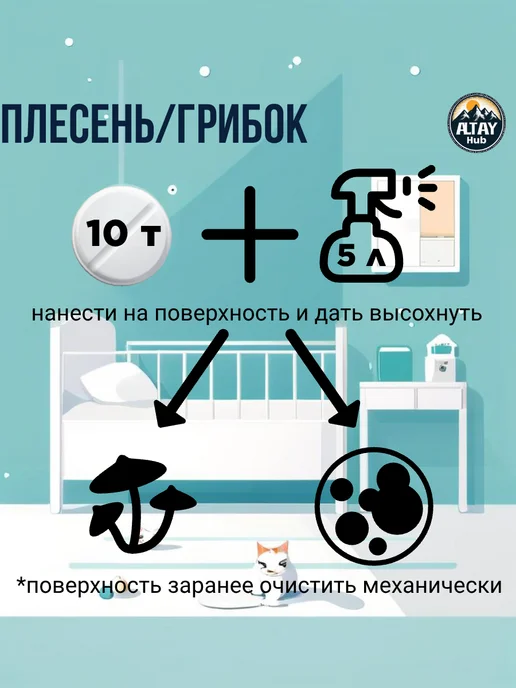 Хлоравир хлорные таблетки 30 шт для дезинфекции уборки отбеливания, 300 шт, фото 4