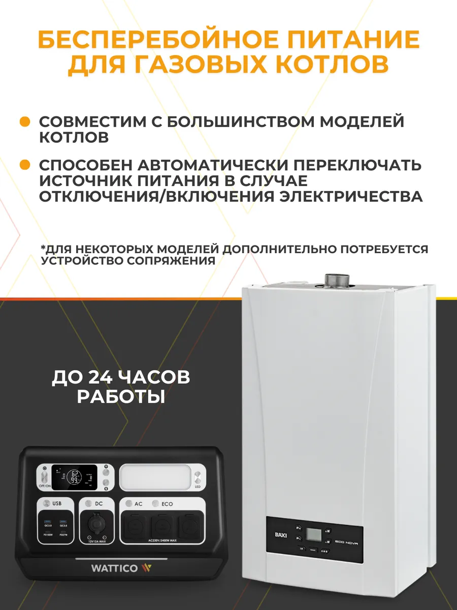 Портативная электростанция Home 2200 MAX генератор ИБП WATTICO 186859408  купить в интернет-магазине Wildberries