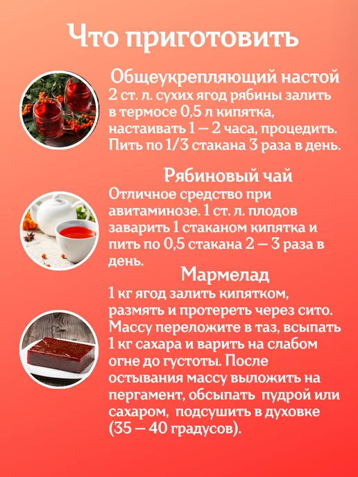 Тайга22 Красная рябина сушеная ягода без сахара 300 грамм, красный, фото 3