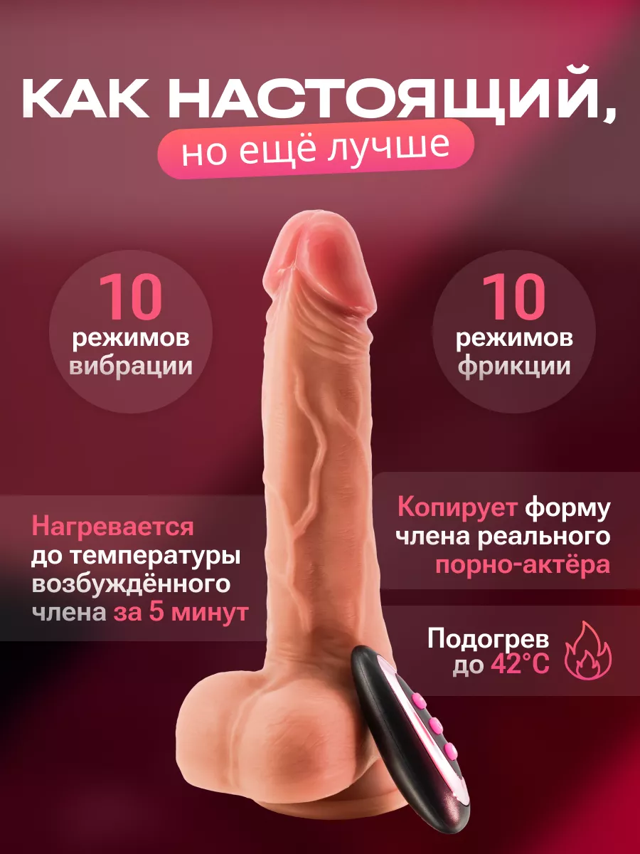 Реалистичный вибратор стимулятор с подогревом StarBuzz Sexologic 186877522  купить за 1 827 ₽ в интернет-магазине Wildberries