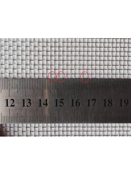 Сетка оцинкованная тканая с яч. 2x2мм. Рулон 0.5x1 метр, 2x2 мм, 1 м, фото 7