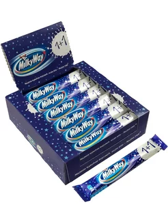 Батончик Milky Way шоколадный 1+1, 52г x 18 шт 186923509 купить за 813 ₽ в интернет-магазине Wildberries