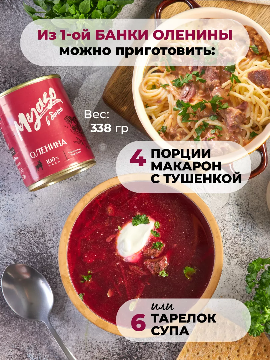 Тушенка Оленина томленая - Мясо в банке - 2 шт Курганский мясокомбинат  186959356 купить за 607 ₽ в интернет-магазине Wildberries