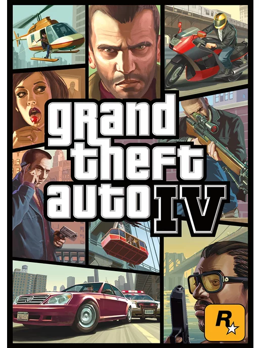 Арт Хаус Постер Grand Theft Auto IV